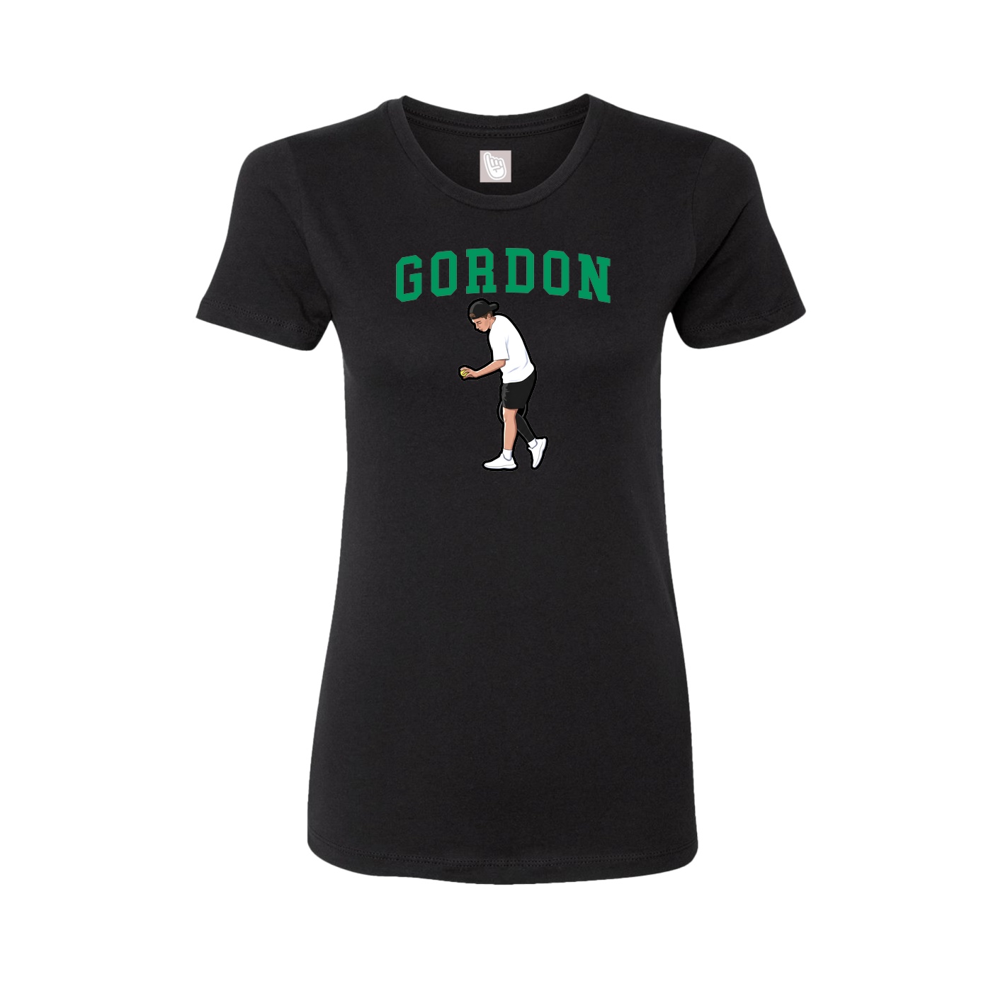 Fitted Women's Tee — Shirsey in Black