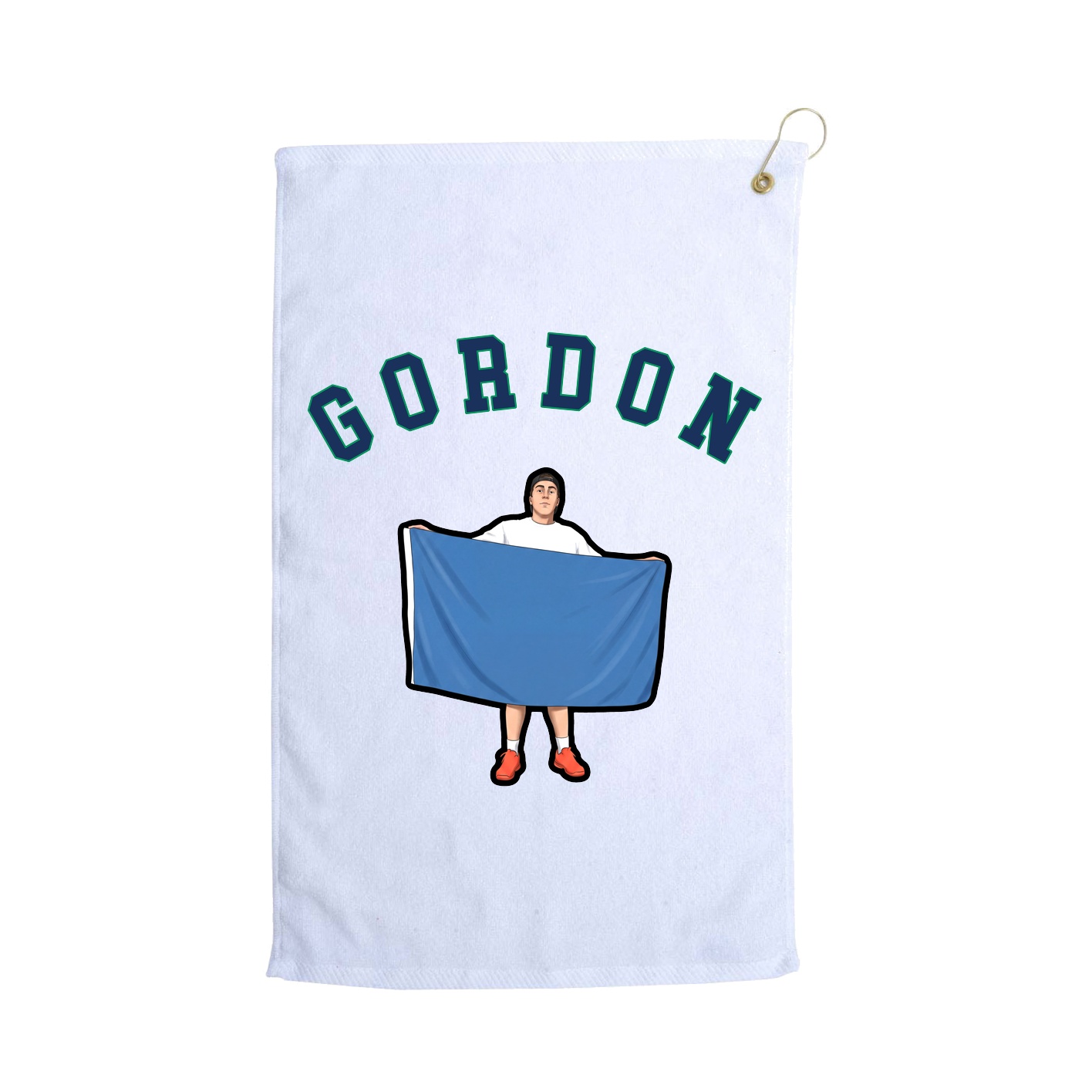 Golf Towel — Shirsey Arch in White