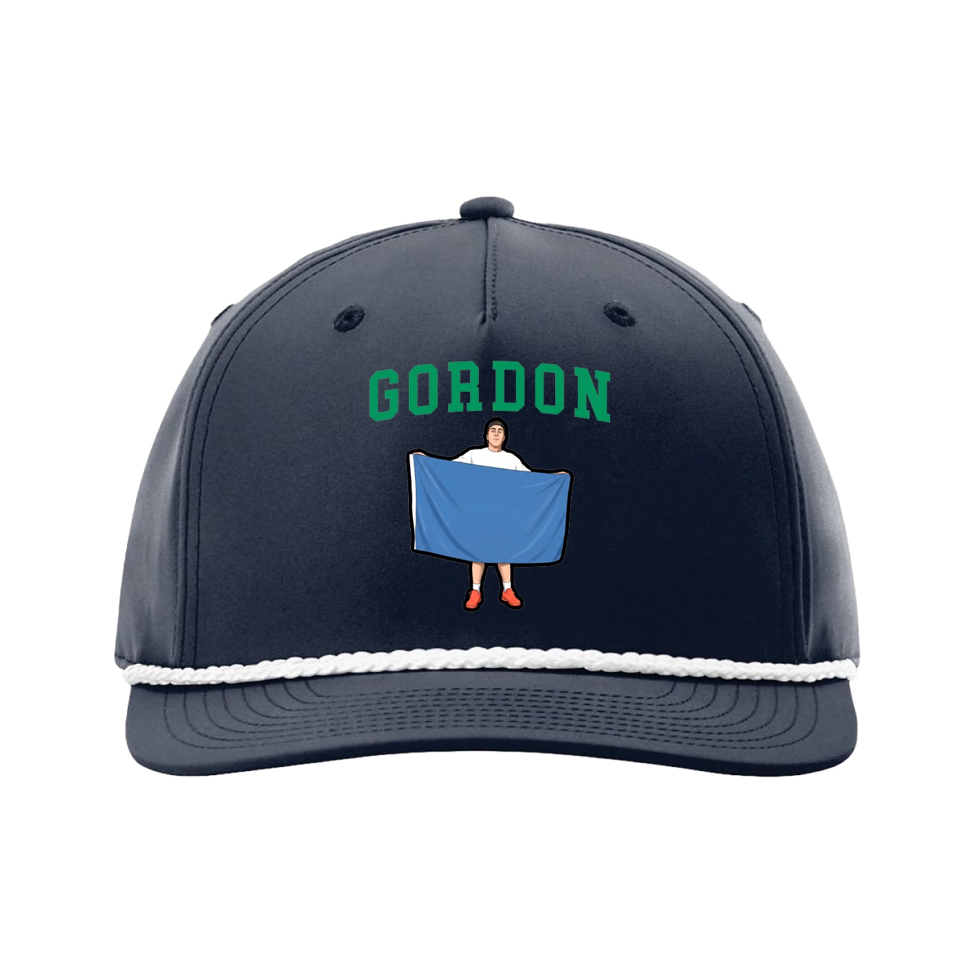 Five-Panel Classic Rope Cap — Shirsey in Navy