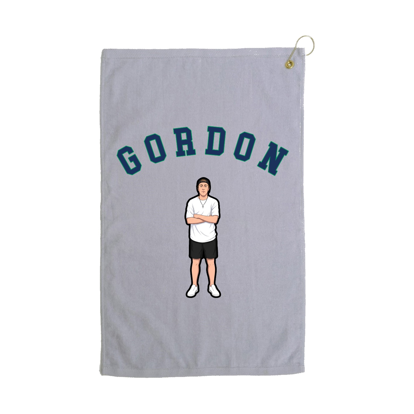 Golf Towel — Shirsey Arch in Grey