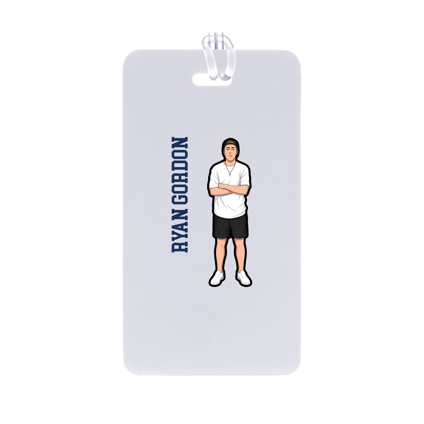 Bag Tag — Name Vertical in Classic