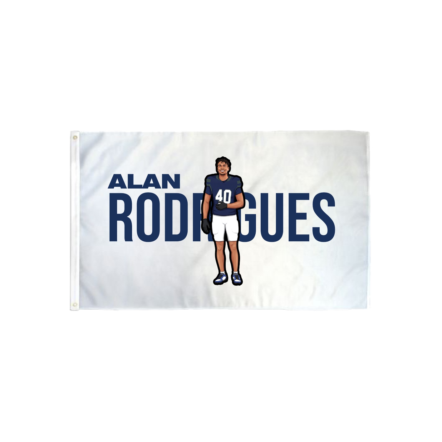 3x5 Flag — Player Name in Classic