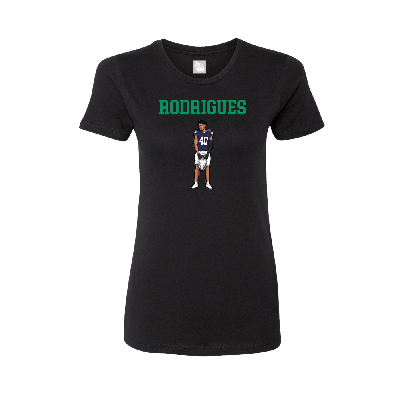 Fitted Women's Tee — Shirsey in Black
