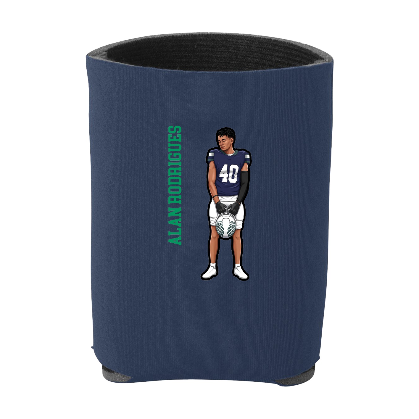 Can Holder — Name Vertical in Navy