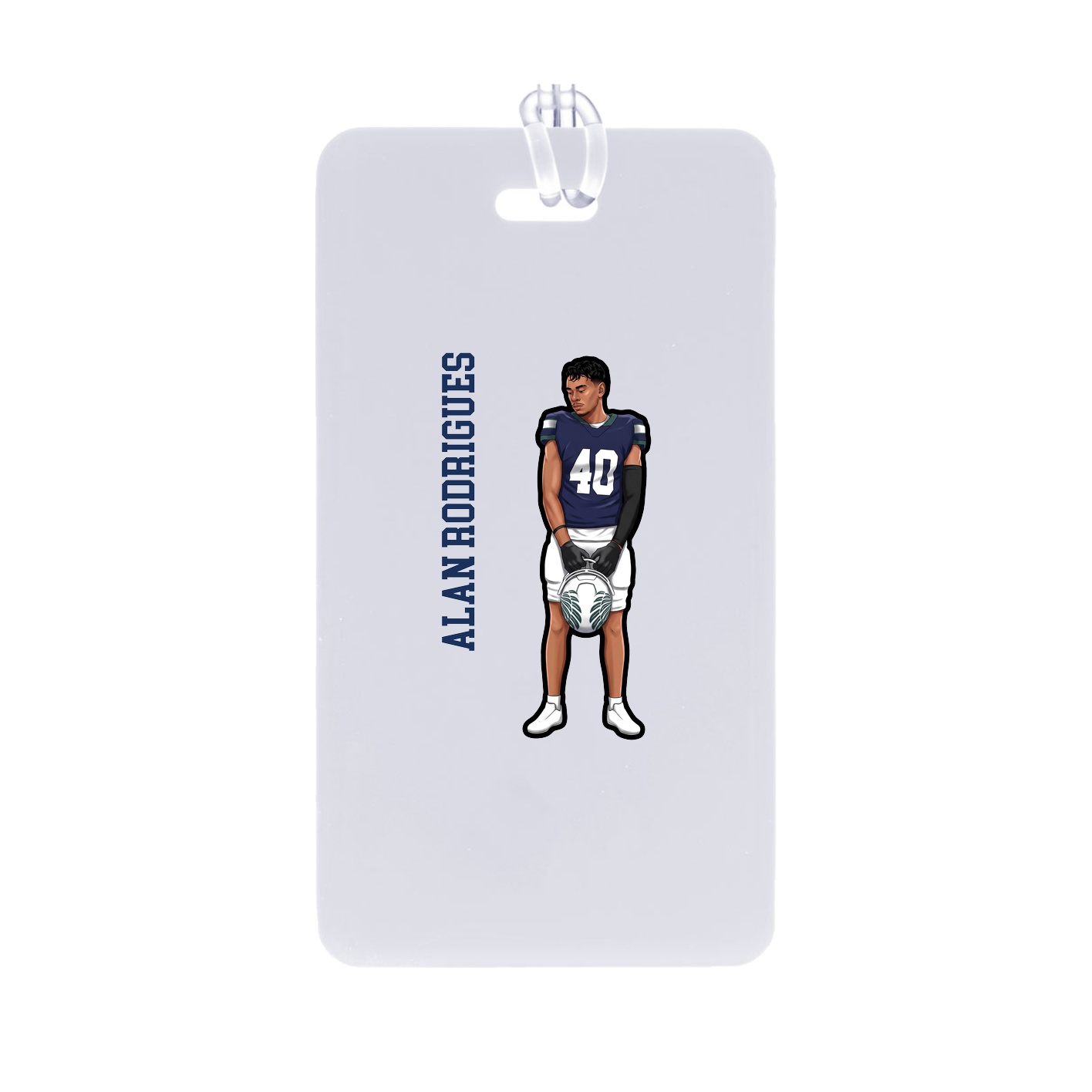 Bag Tag — Name Vertical in Classic
