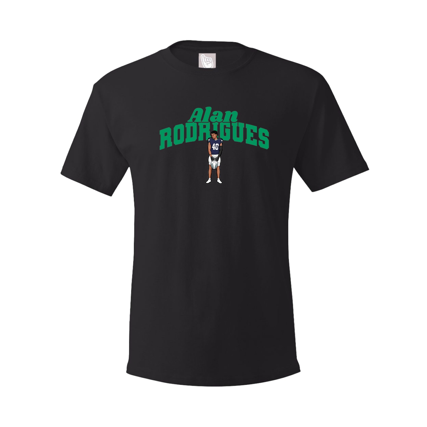 Youth Tee — Signature Arch in Black