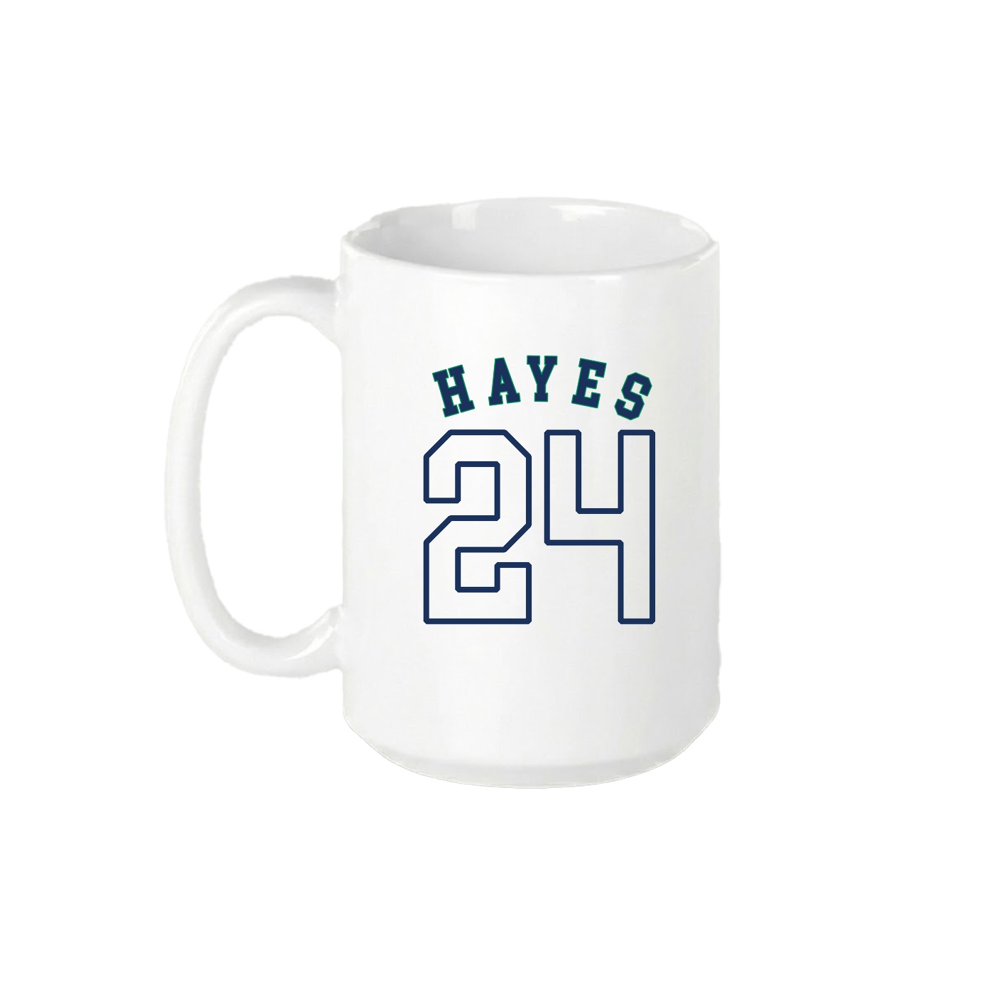 15oz Coffee Mug — Shirsey Arch in White