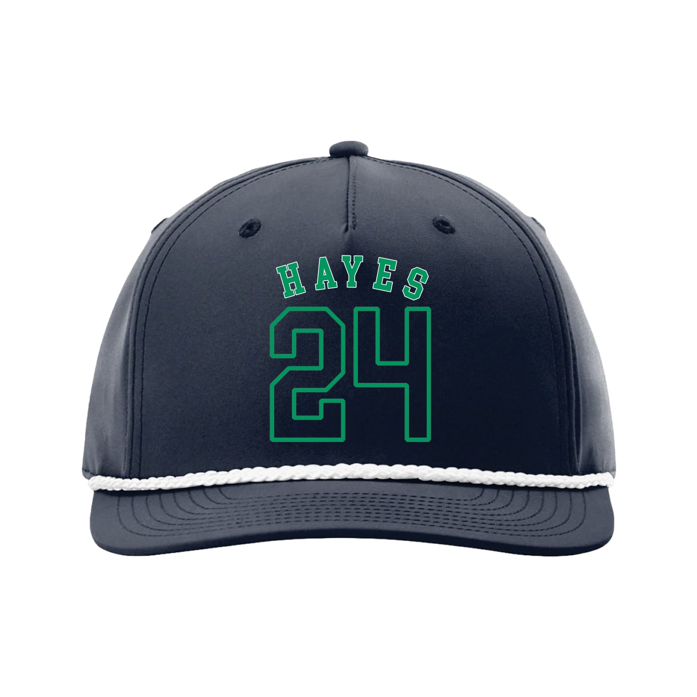 Five-Panel Classic Rope Cap — Shirsey Arch in Navy