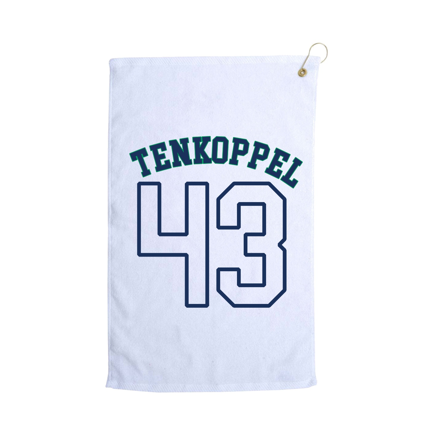 Golf Towel — Shirsey Arch in White