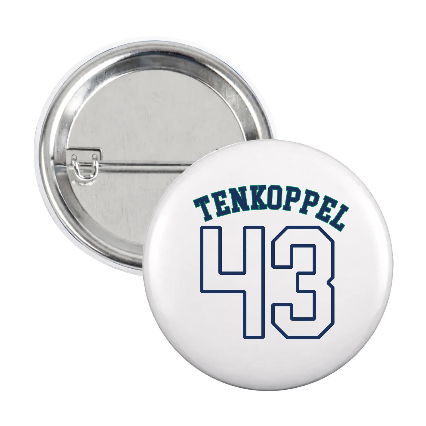 Game Day Button — Shirsey Arch in White