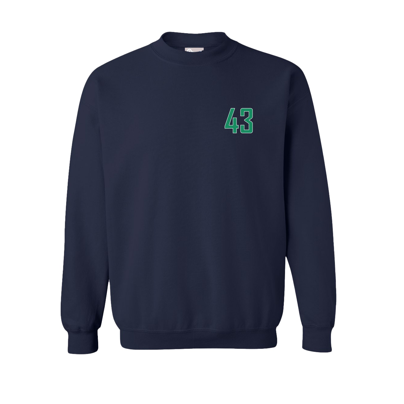 Fleece Crew — Front Shirsy in Navy
