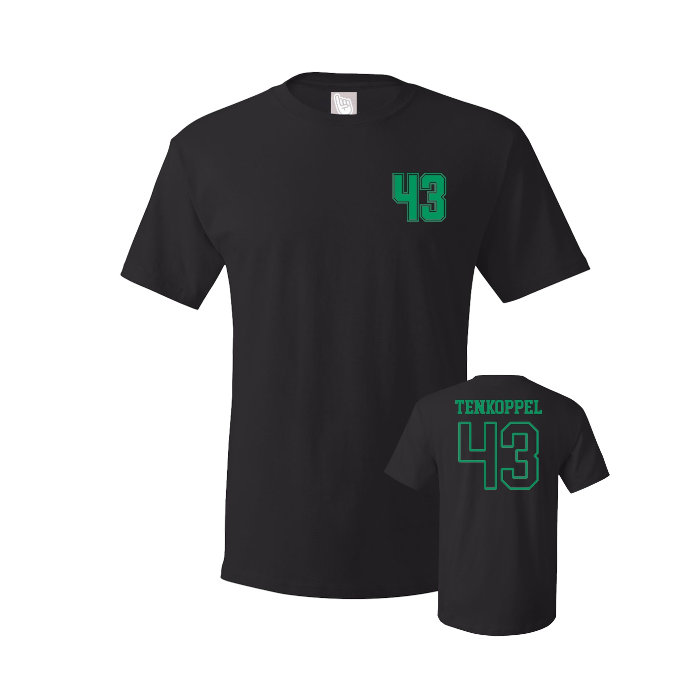 Youth Tee — Chest Back in Black
