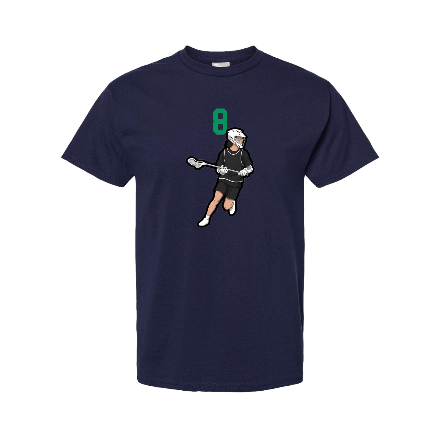 Youth Tee — Number Top in Navy