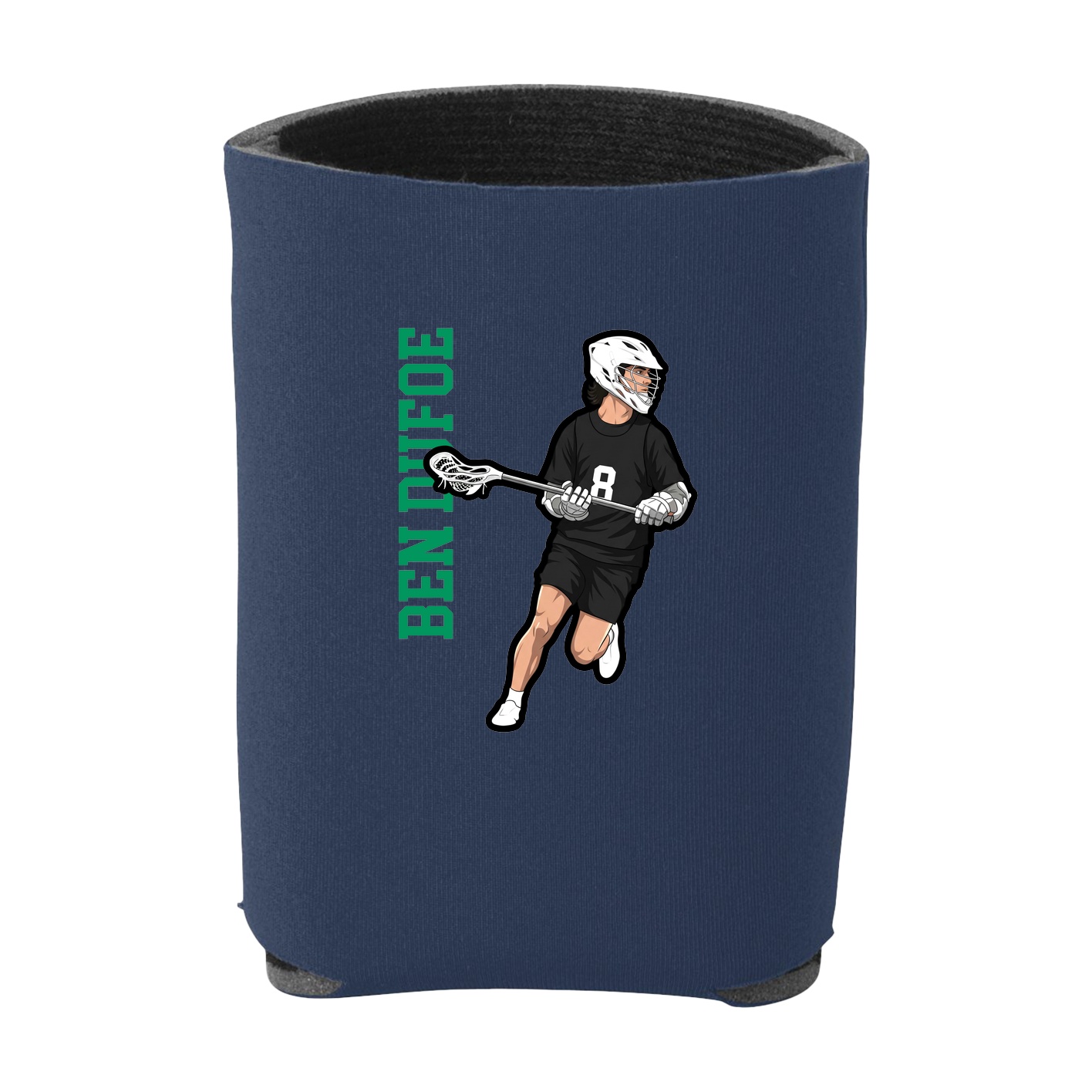 Can Holder — Name Vertical in Navy