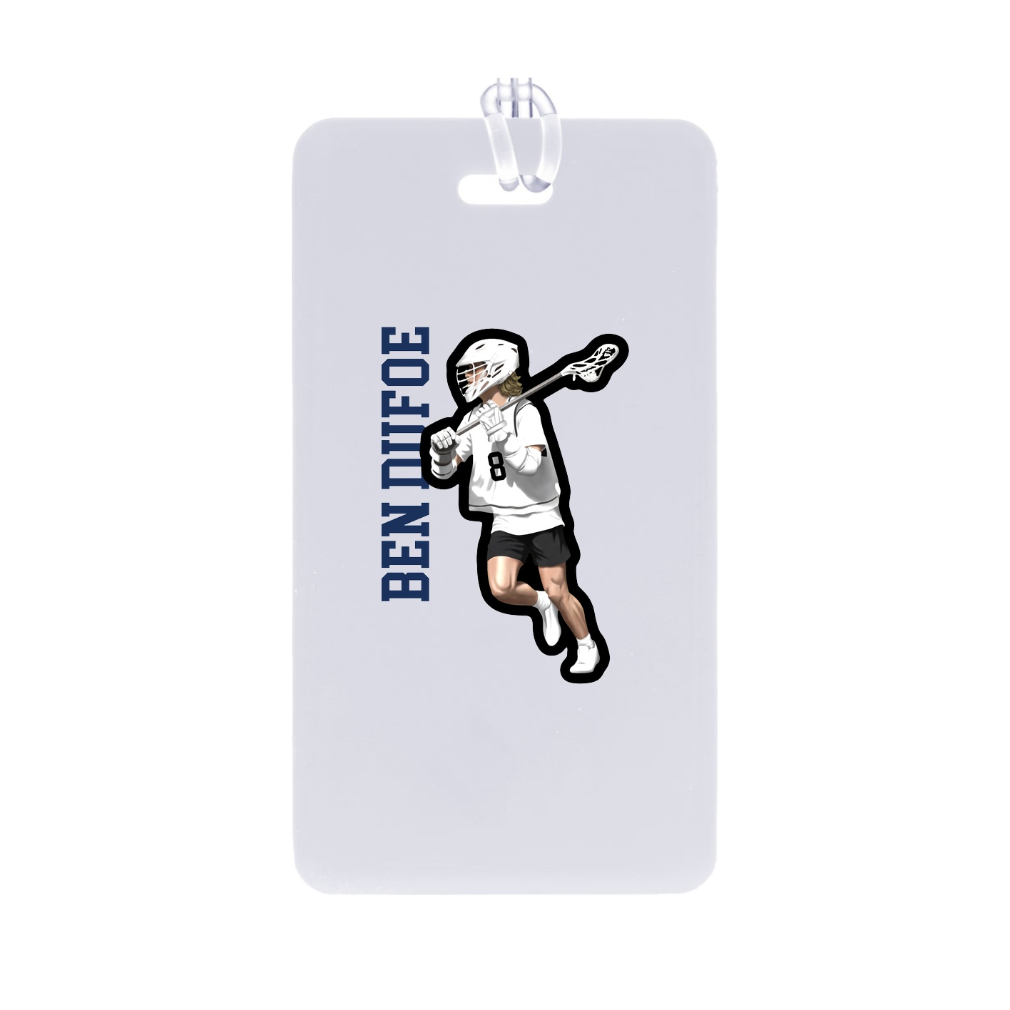 Bag Tag — Name Vertical in Classic