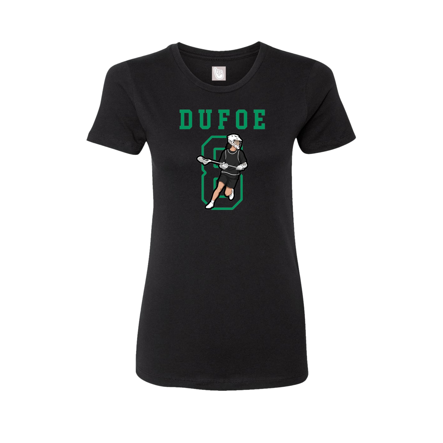 Fitted Women's Tee — Shirsey in Black