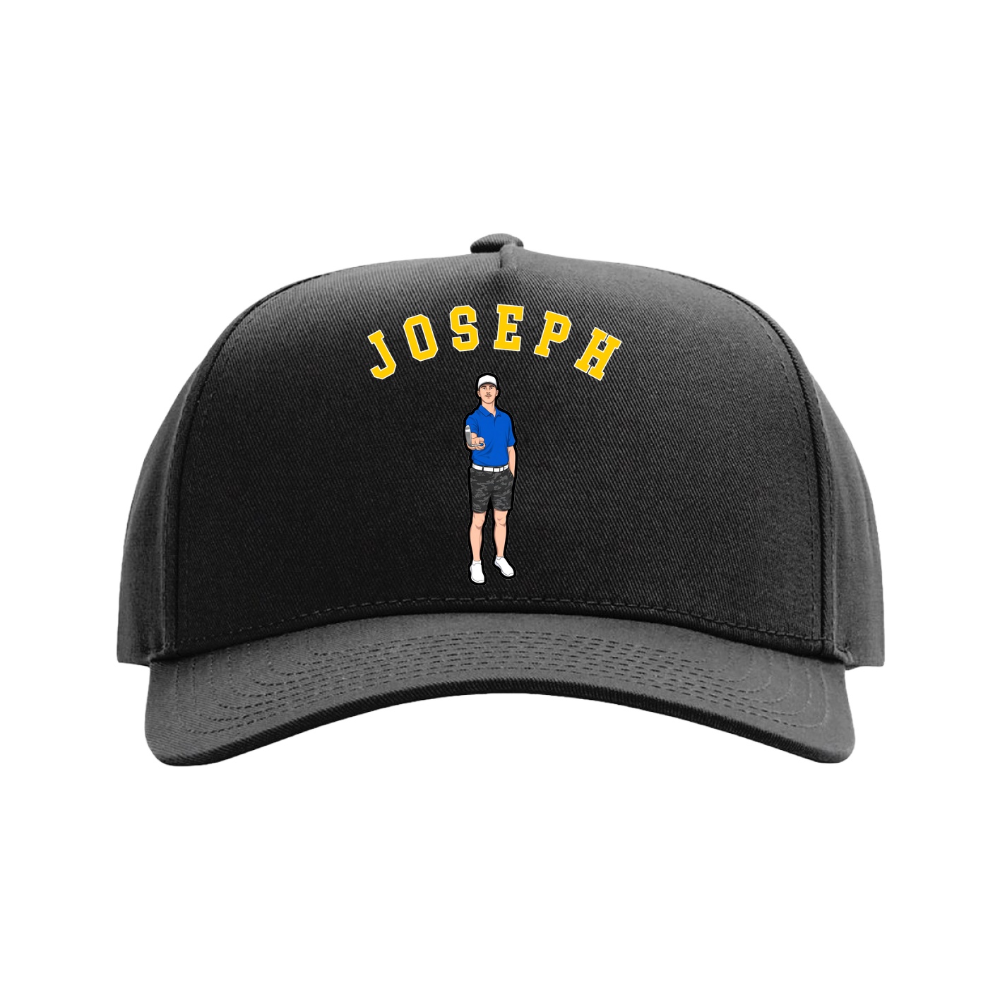 Full Fabric Five-Panel Champ Cap