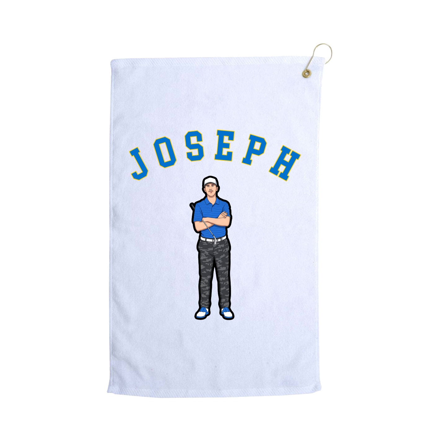 Golf Towel — Shirsey Arch in White
