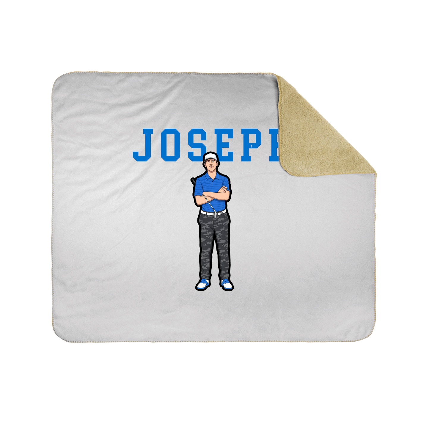 Throw Blanket — Shirsey in White