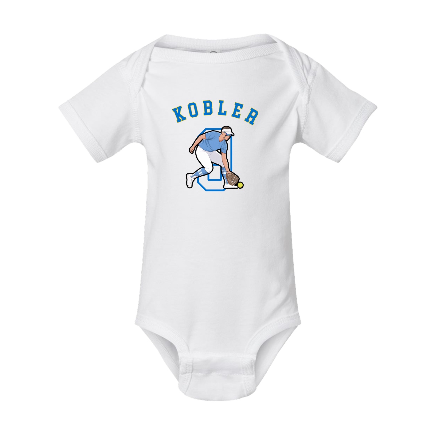 Baby Onesie — Shirsey Arch in White