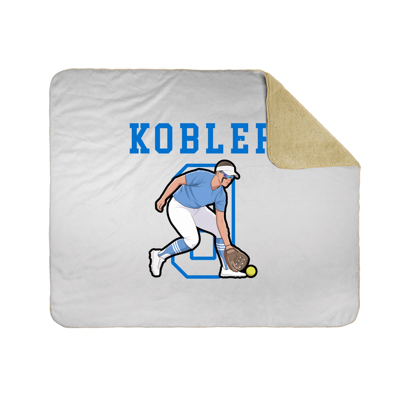 Throw Blanket — Shirsey in White