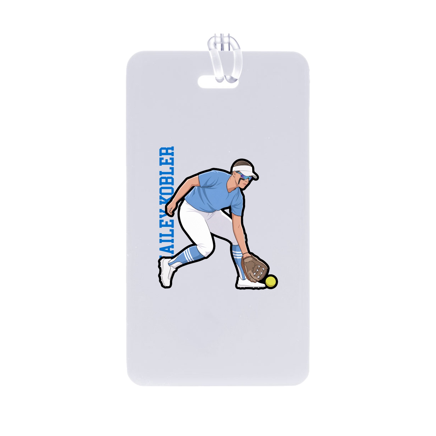 Bag Tag — Name Vertical in Classic