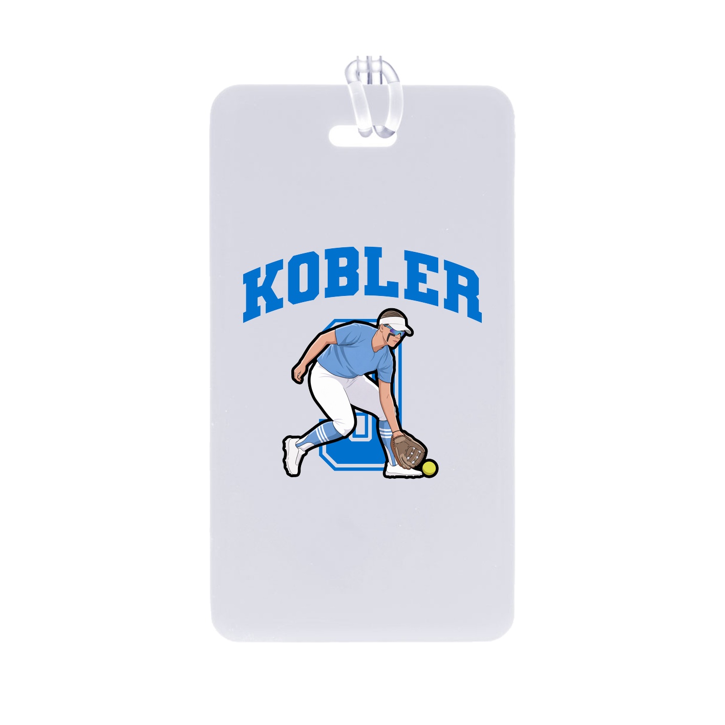 Bag Tag — Number in Classic