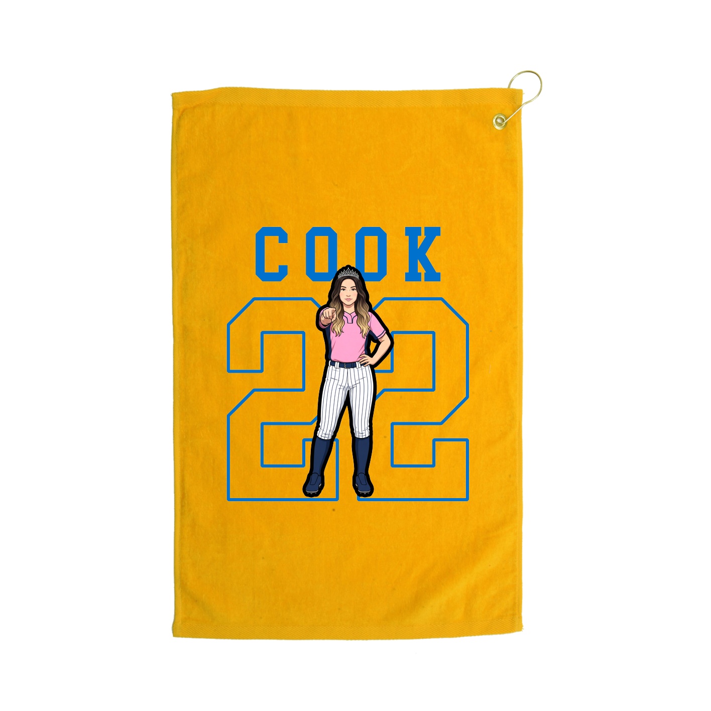 Golf Towel — Shirsey in Gold