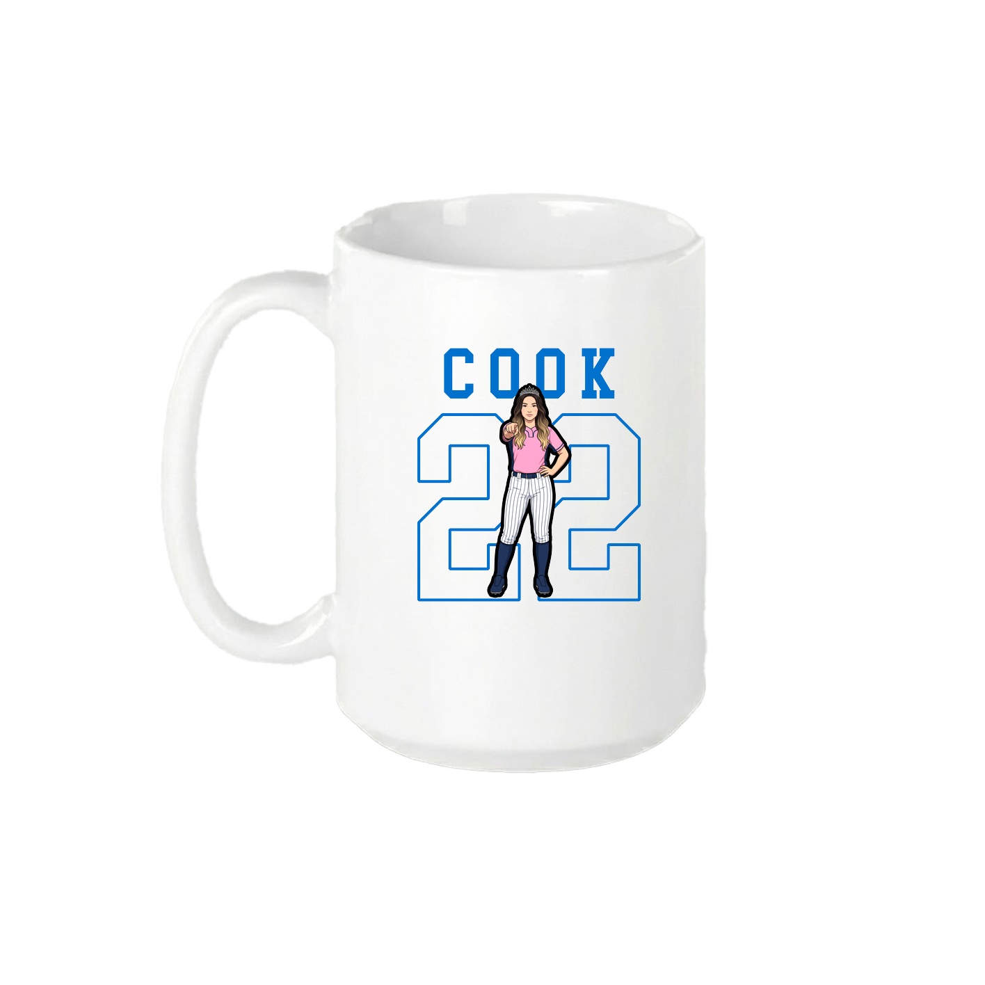 15oz Coffee Mug — Shirsey in White