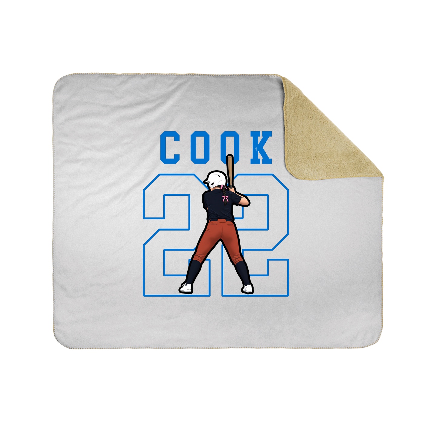 Throw Blanket — Shirsey in White