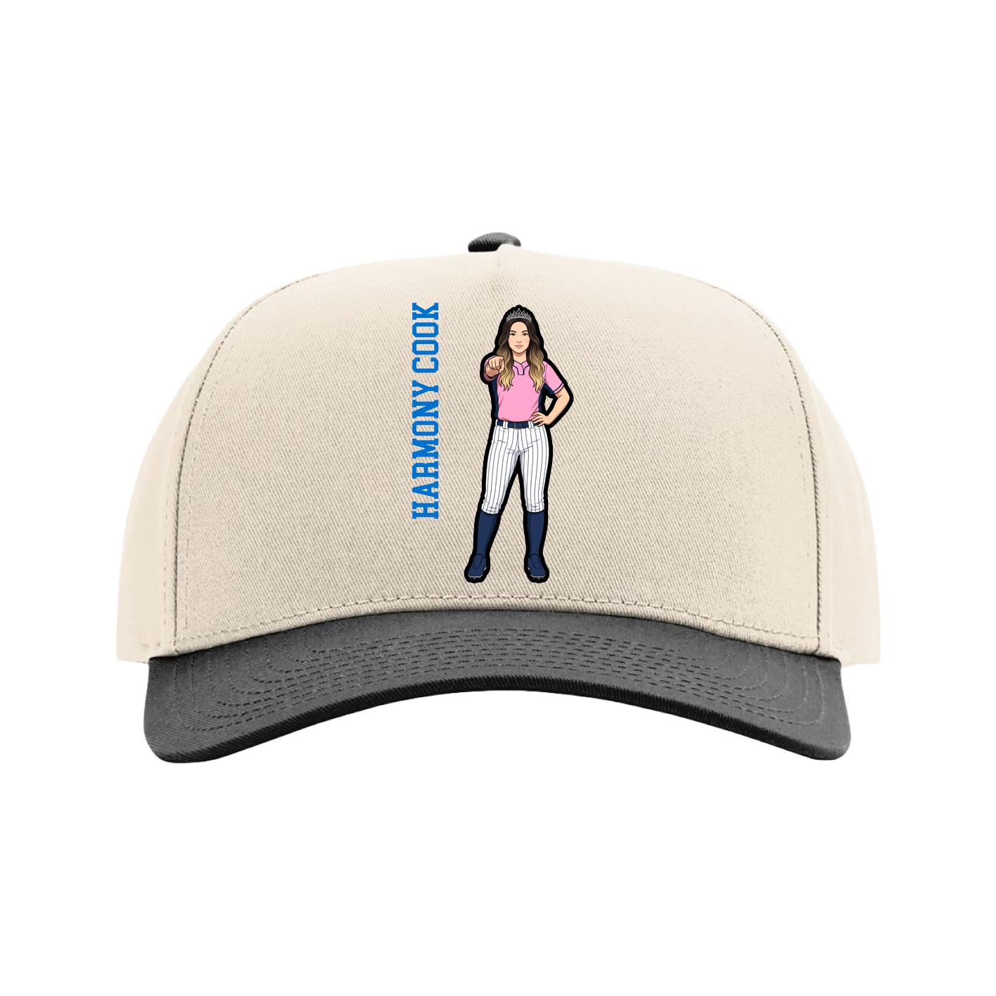 Full Fabric Five-Panel Champ Cap