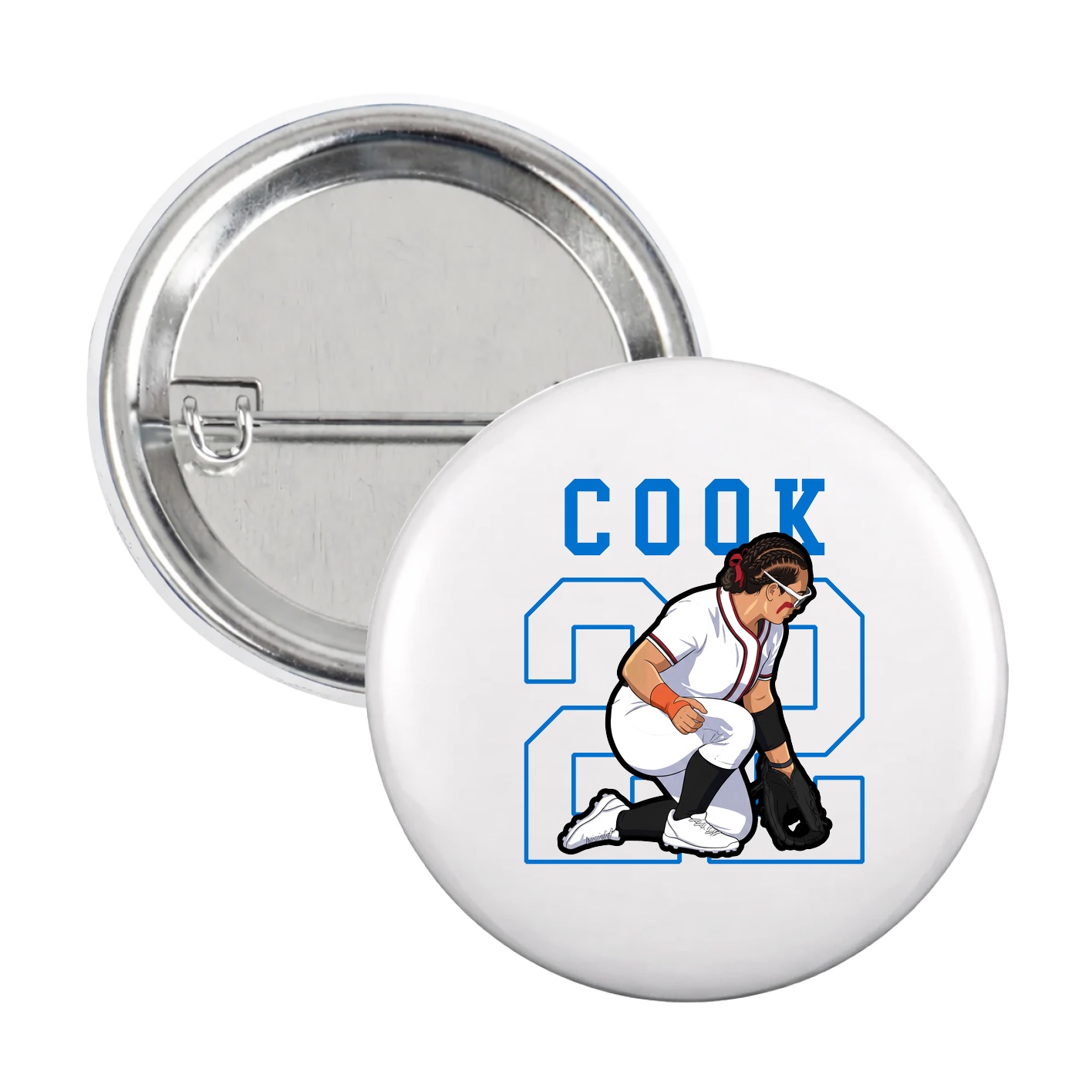 Game Day Button — Shirsey in White