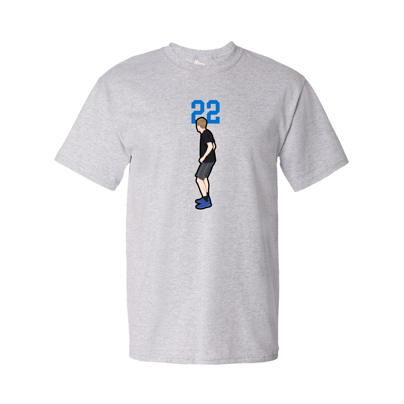 Tee — Number Top in Grey