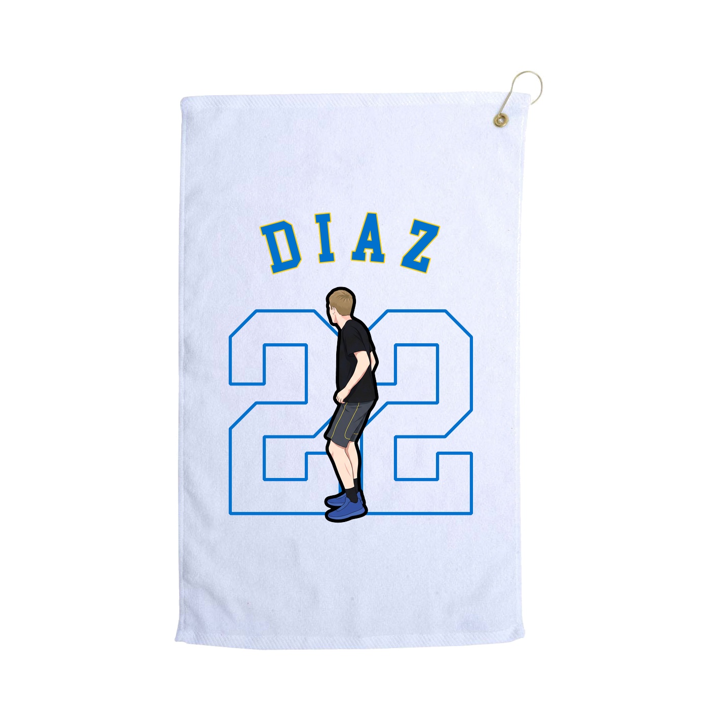 Golf Towel — Shirsey Arch in White