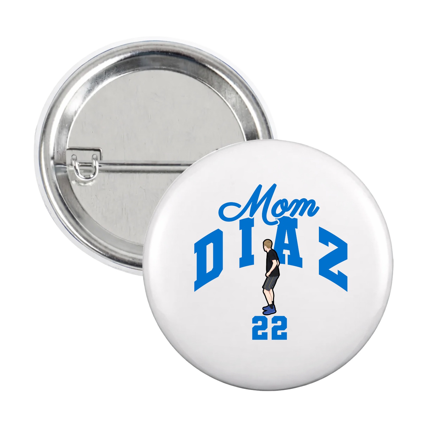 Game Day Button — Mothers Day Arch in White
