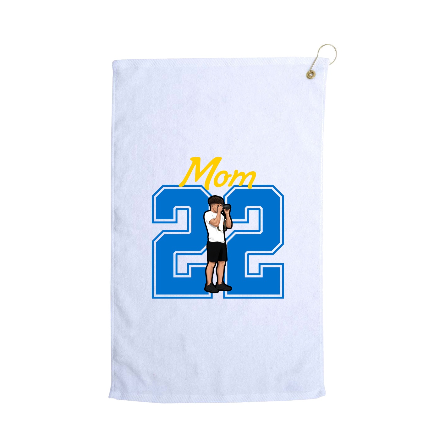 Golf Towel — Mothers Day Shirsey in White