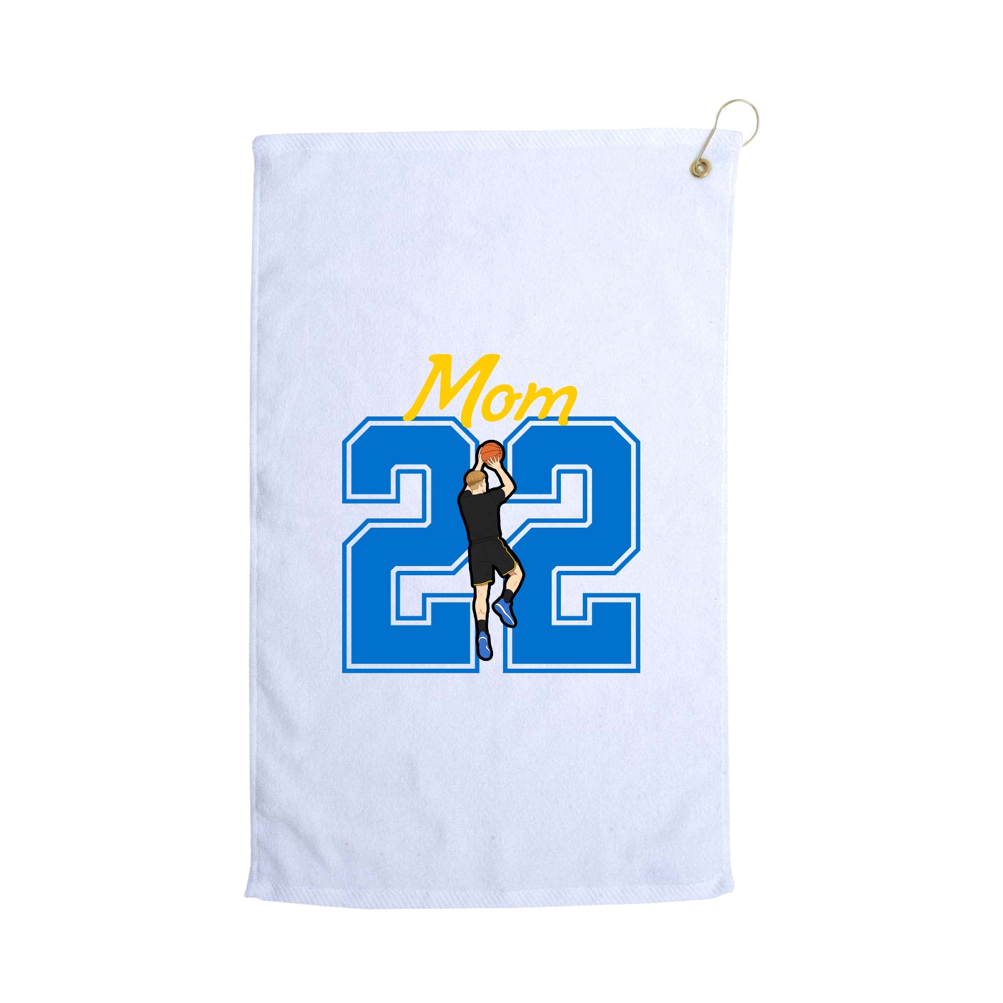 Golf Towel — Mothers Day Shirsey in White