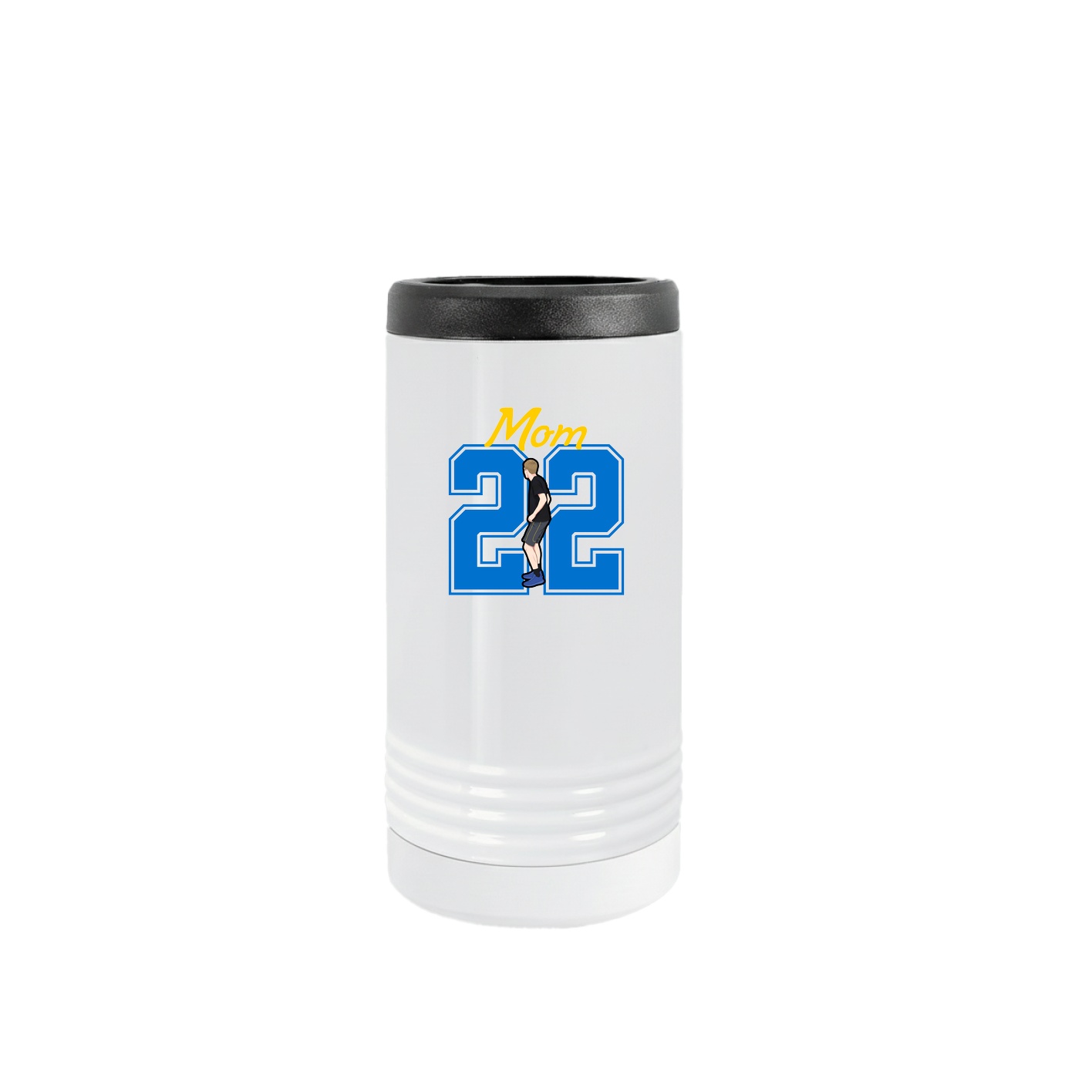 Slim Beverage Holder — Mothers Day Shirsey in White