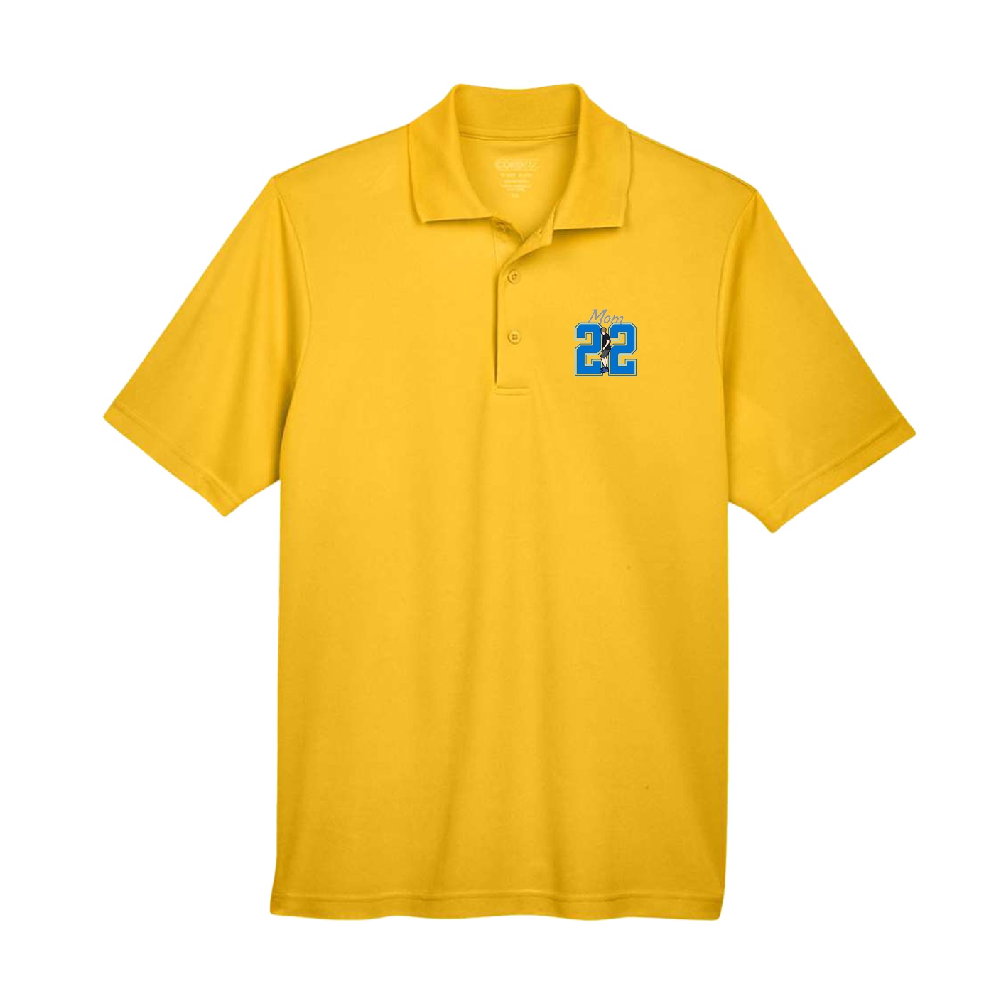 Performance Polo — Mothers Day Shirsey in Gold
