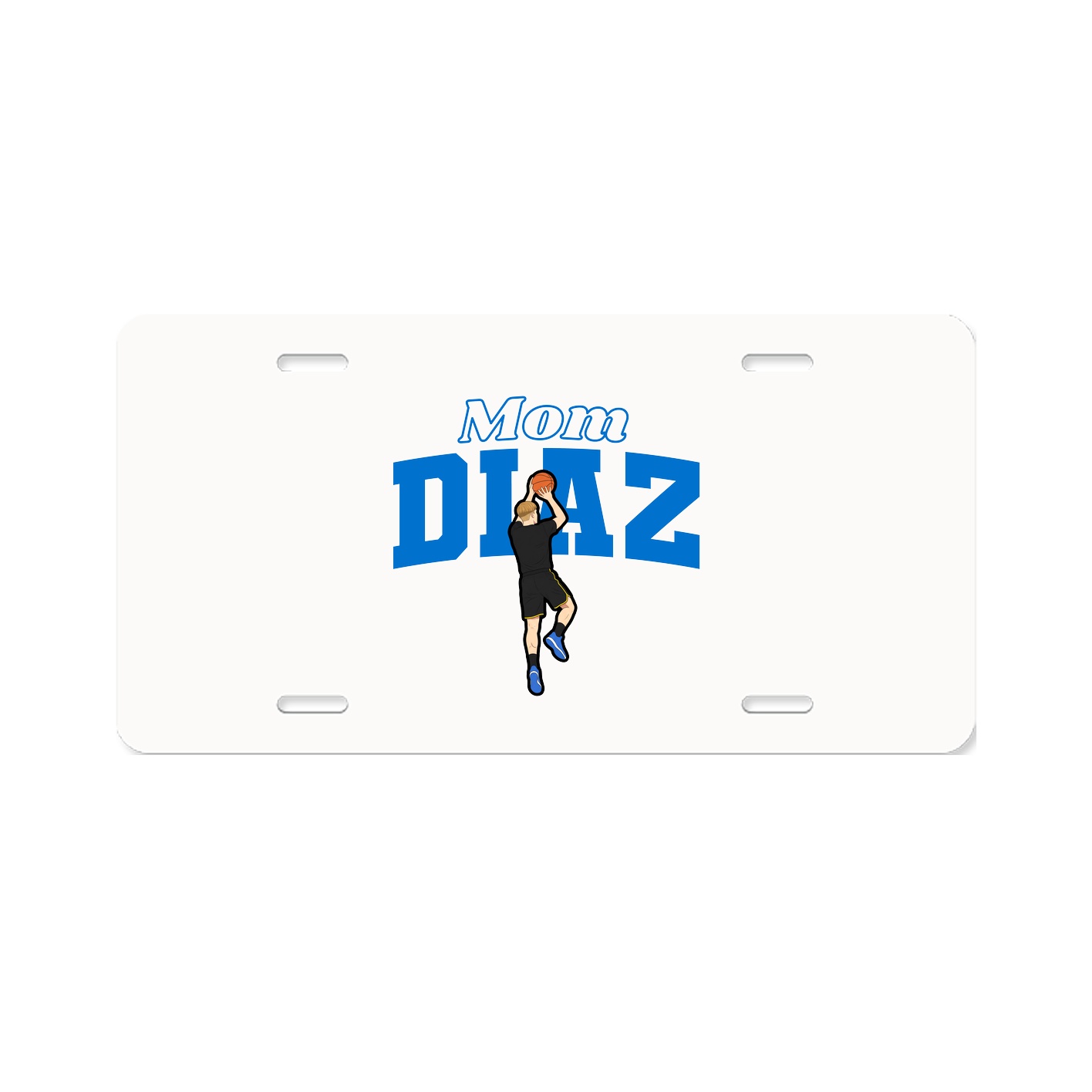 License Plate — Mothers Day Block in Classic