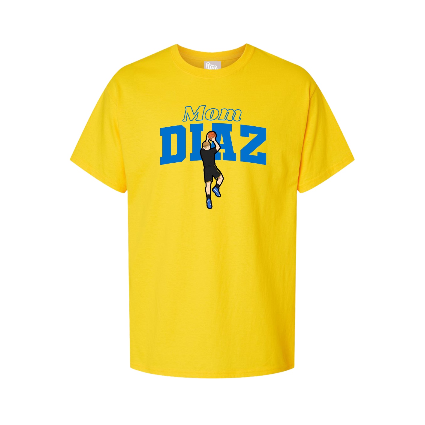 Youth Tee — Mothers Day Block in Gold