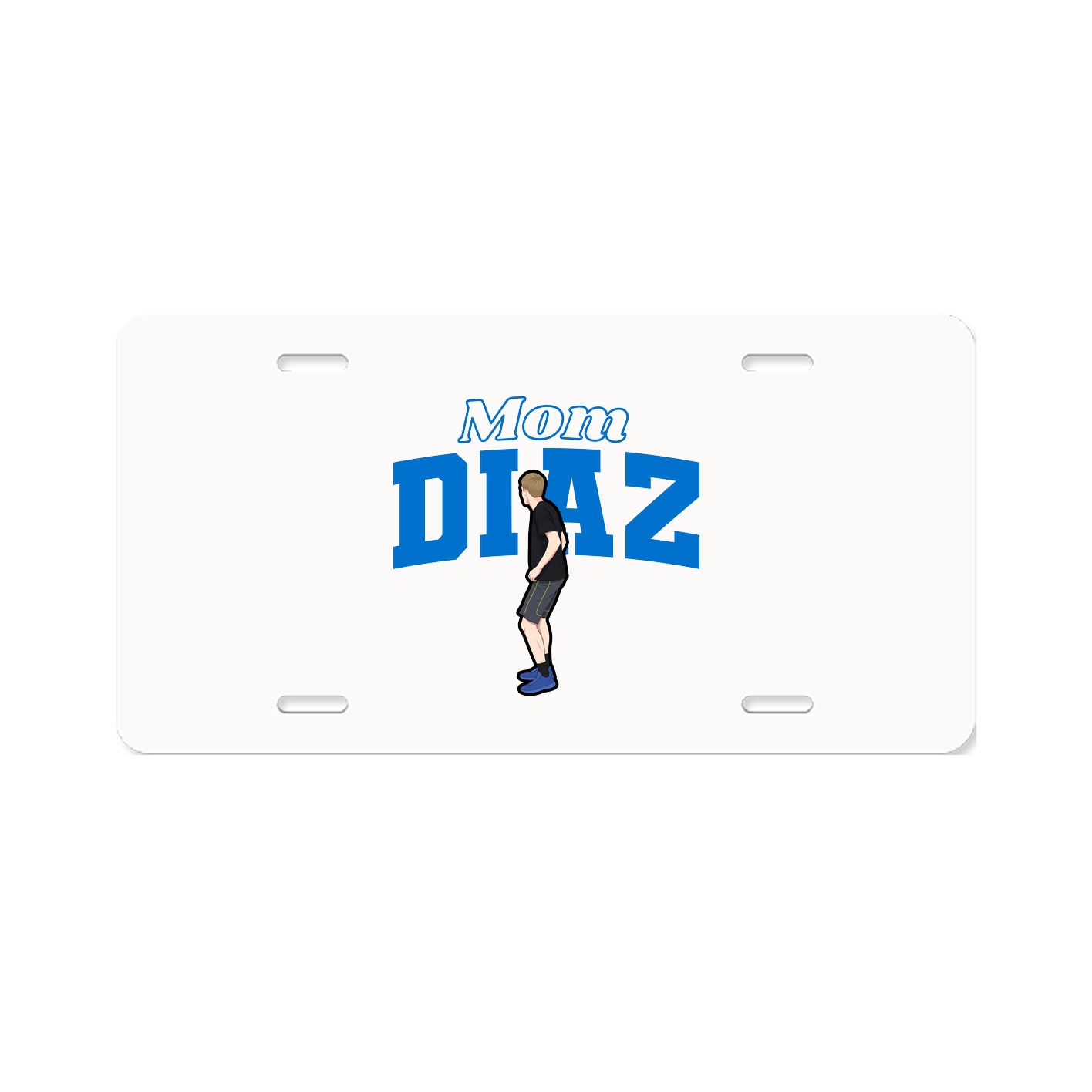 License Plate — Mothers Day Block in Classic