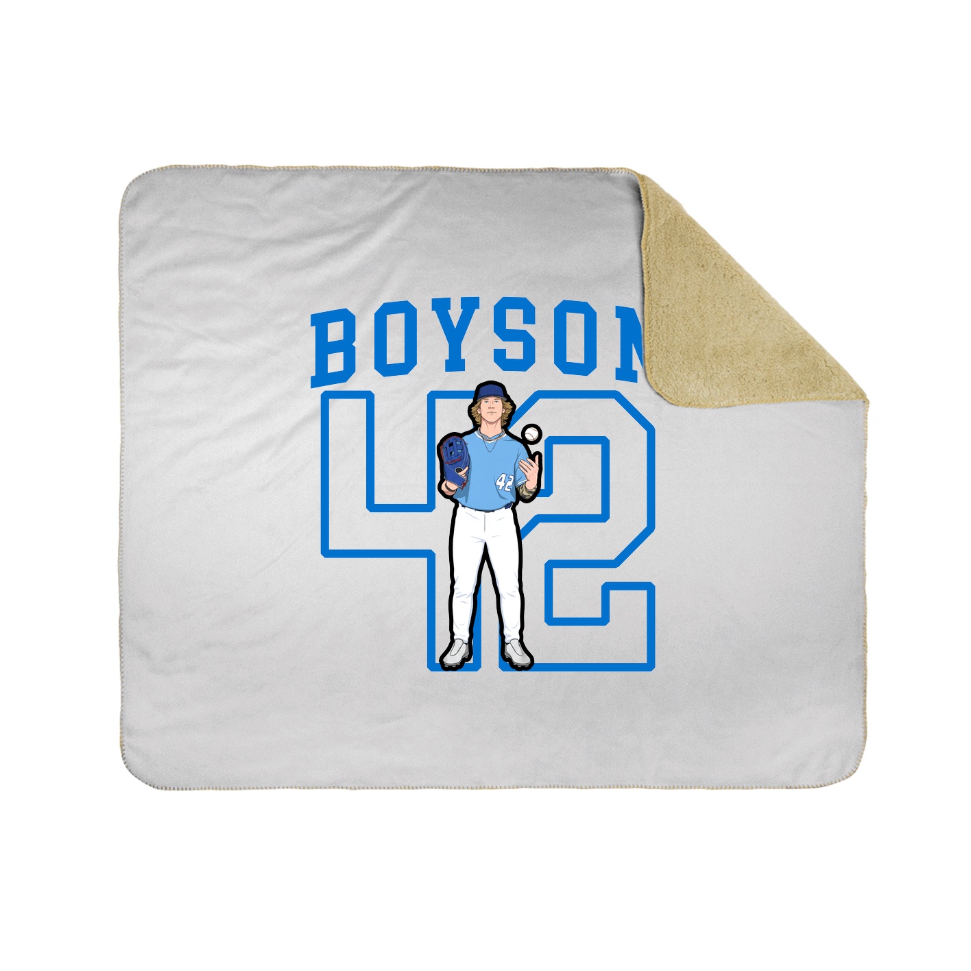 Throw Blanket — Shirsey in White