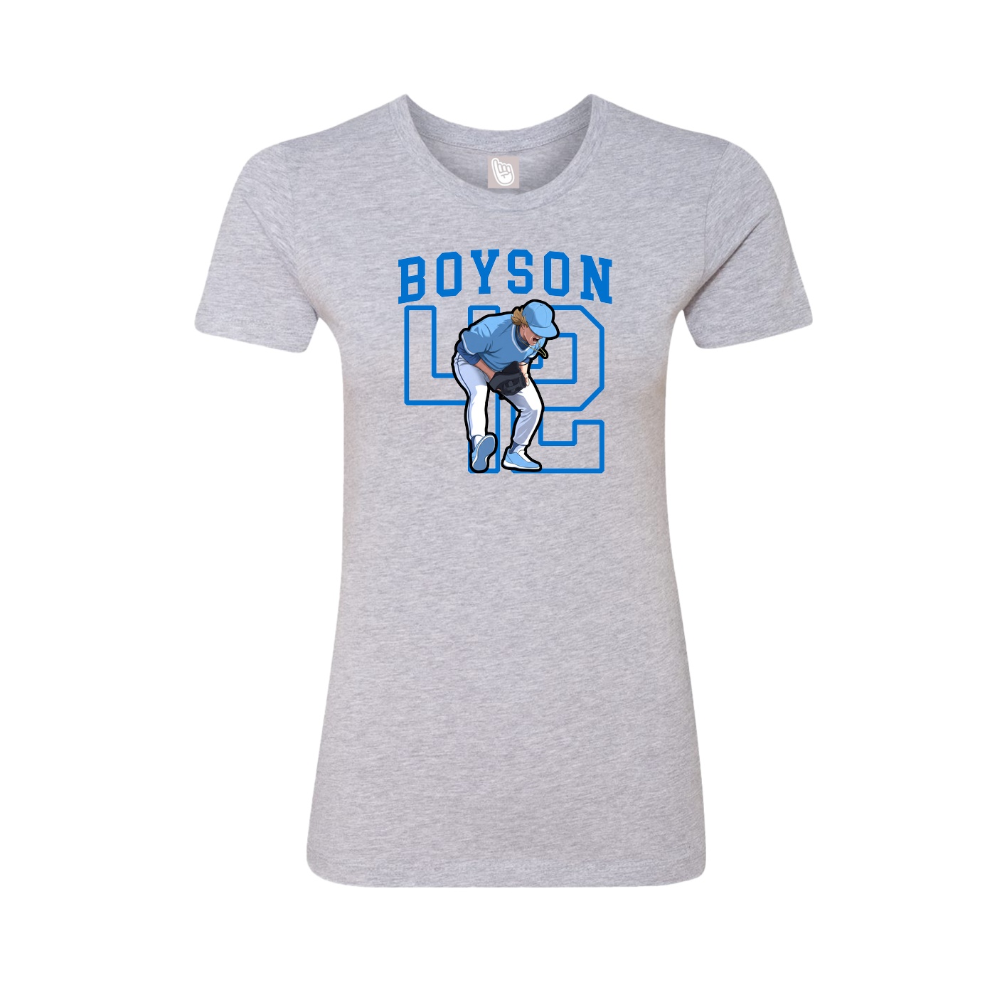 Fitted Women's Tee — Shirsey in Grey