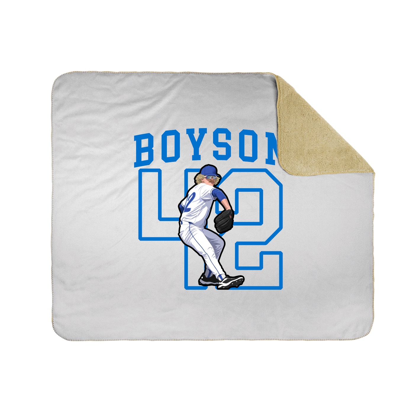 Throw Blanket — Shirsey in White