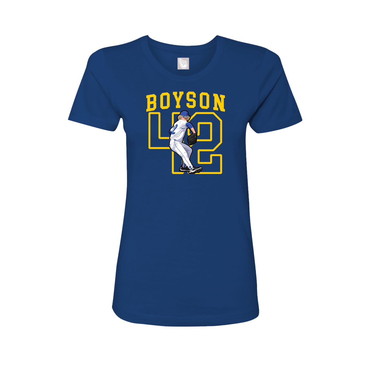 Fitted Women's Tee — Shirsey in Royal