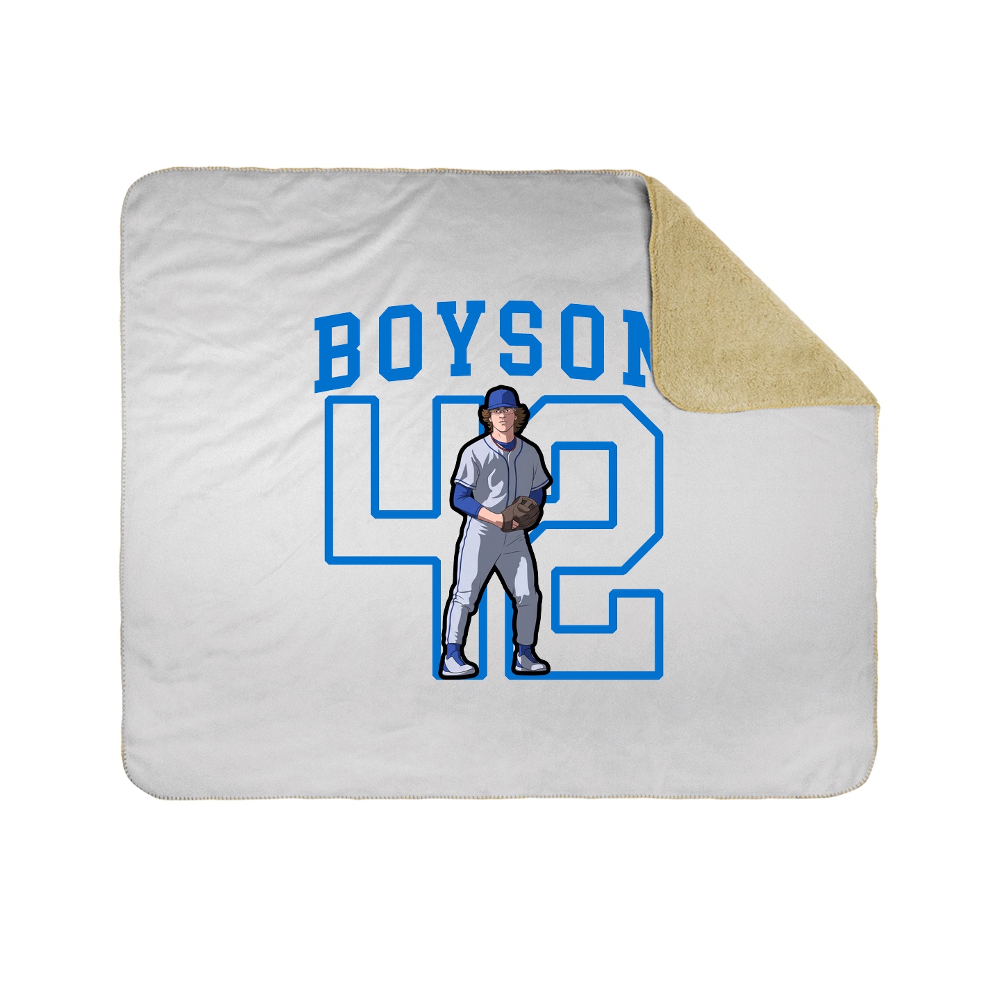 Throw Blanket — Shirsey in White
