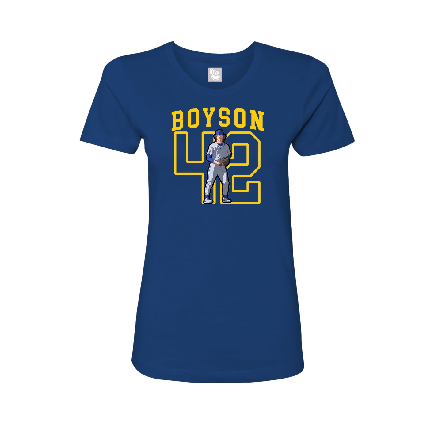 Fitted Women's Tee — Shirsey in Royal