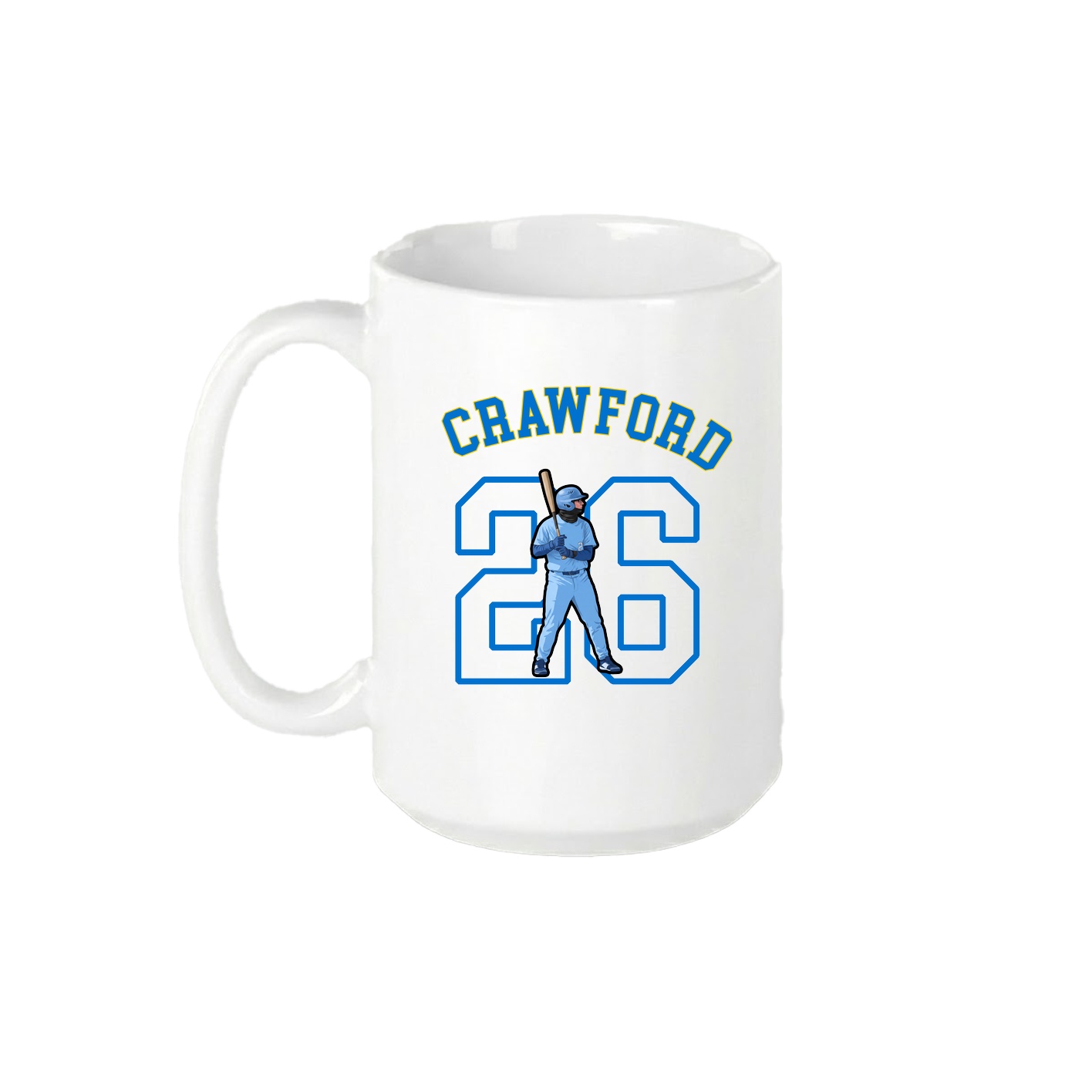 15oz Coffee Mug — Shirsey Arch in White