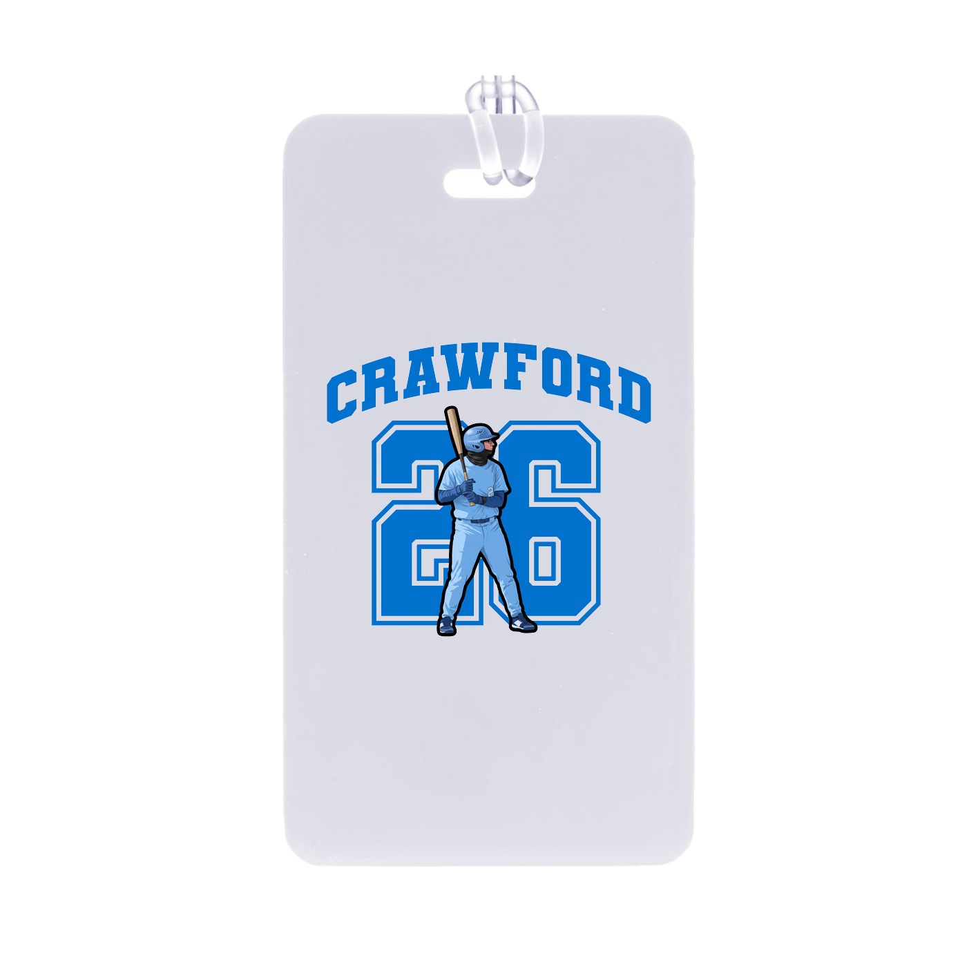 Bag Tag — Number in Classic